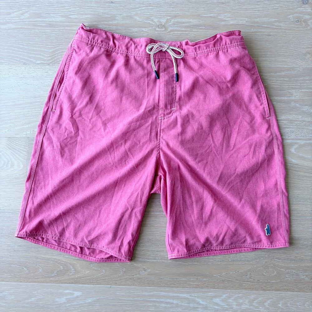 JOHNNIE-O  Men's Cove Half Elastic Surf Swim Shorts Large